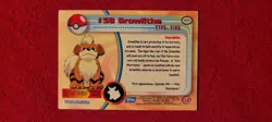 Growlithe #58, Topps Pokemon Card - Image 2