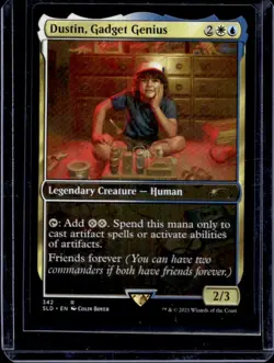 2021 Magic MTG Secret Lair x Stranger Things Dustin Gadget Genius #342 - Image 1
