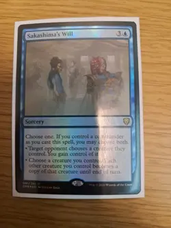 Sakashima's Will Commander Legends Foil - Image 1