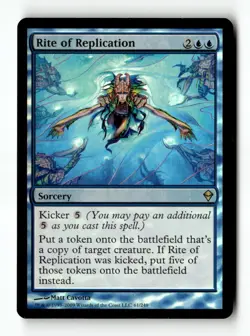 MTG | Rite of Replication | Zendikar | Foil | Moderately Played | English - Image 1