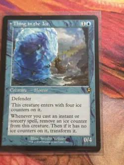 Thing in the Ice (Retro Frame) 460 MTG NM Innistrad Remastered - Image 1