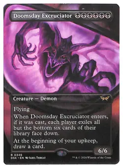 Doomsday Excruciator - Borderless - 346 - Duskmourn: House of Horror (DSK) MTG - Image 1