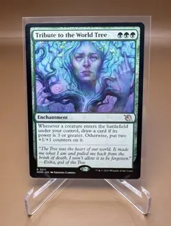 MTG March of the Machine MOM Tribute to the World Tree Non-Foil NM/M #211 R 0211 - Image 2