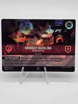 Snuggly Duckling - Disreputable Pub - 216/204 - Enchanted - Holo Foil Lorcana - Image 1