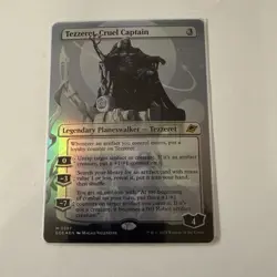 MTG: Tezzeret, Cruel Captain (Borderless) Edge of Eternities Foil - CEDH Staple - Image 1