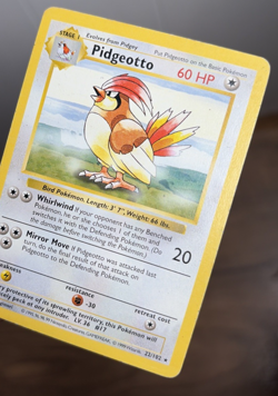 1999 Pokemon TCG Pidgeotto 22/102 SHADOWLESS Base Set WOTC Non-Holo Rare LP - Image 2