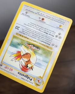 1999 Pokemon TCG Pidgeotto 22/102 SHADOWLESS Base Set WOTC Non-Holo Rare LP - Image 3