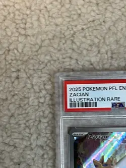 2025 POKEMON PFL EN ZACIAN ILLUSTRATION RARE #100 💎 PSA 9 - Image 3