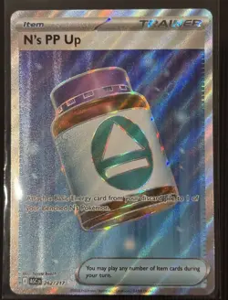 N's PP Up 262/217 Full Art Ultra Rare Pokemon Ascended Heroes - Image 1