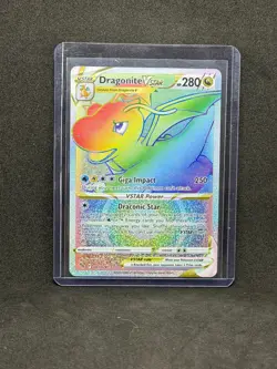 Dragonite VSTAR (Secret) 081/078 Pokemon GO Holo RAINBOW - Image 1
