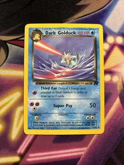 Dark Golduck - 37/82 - - Unlimited Edition English Pokemon Team Rocket LP - Image 1