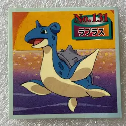 Pokemon 1995 Japanese TOPSUN Seal Sticker No.131 Lapras - #2440 - Image 1