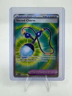 2025 Pokemon TCG Sacred Charm 122/094 Full Art Ultra Rare Phantasmal Flames - Image 1