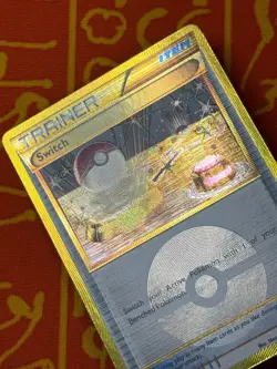 POKEMON TCG SWITCH 163/160 GOLD SECRET EXCELLENT PRIMAL CLASH - Image 2