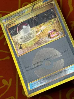 POKEMON TCG SWITCH 163/160 GOLD SECRET EXCELLENT PRIMAL CLASH - Image 3