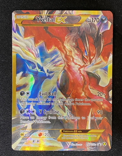 Yveltal EX XY150a X&Y Alternate Art Black Star Promo Full Art Pokemon TCG MINT - Image 1