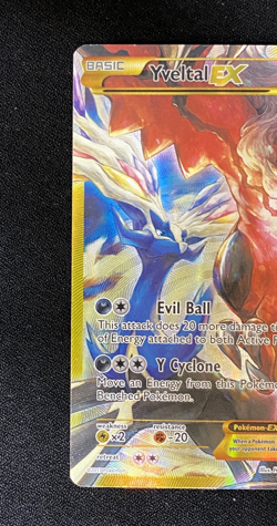 Yveltal EX XY150a X&Y Alternate Art Black Star Promo Full Art Pokemon TCG MINT - Image 5
