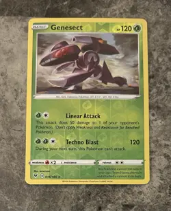 Genesect 016/185 Vivid Voltage Holo Rare Pokemon Card TCG - Image 1
