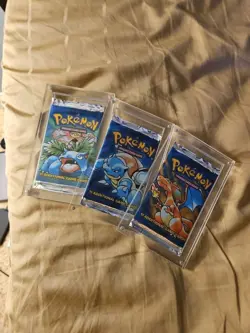 1999 Pokemon Heavy Base Set Booster Packs Sealed Artset x3 Unlimited 21.12 Grams - Image 3