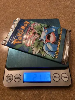1999 Pokemon Heavy Base Set Booster Packs Sealed Artset x3 Unlimited 21.12 Grams - Image 4