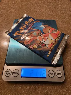 1999 Pokemon Heavy Base Set Booster Packs Sealed Artset x3 Unlimited 21.12 Grams - Image 5