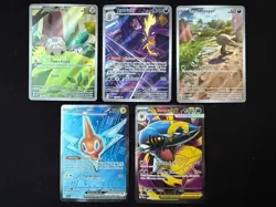 Pokemon TCG Phantasmal Flames Full Art Lot - Toxicity, Rotom, Wooper, Togedemaru - Image 1