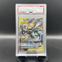 Pokemon TCG Pikachu & Zekrom GX SM168 SM Promo - PSA 9 Mint - Image 1