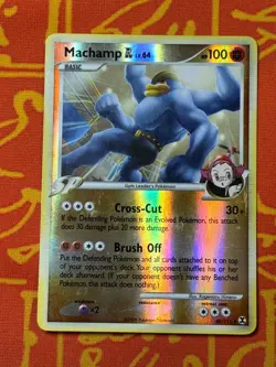 POKEMON TCG MACHAMP GL 46/111 REVERSE HOLO UNCOMMON LIGHT PLAY RISING RIVALS - Image 3