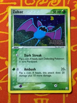 POKEMON TCG ZUBAT 82/109 REVERSE HOLO STAMPED NM TEAM ROCKET RETURNS - Image 1