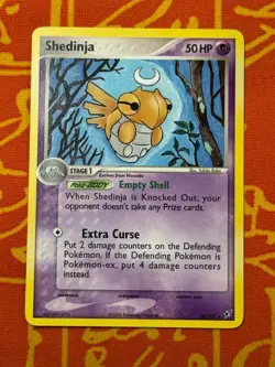 POKEMON TCG SHEDINJA 14/107 NON-HOLO RARE NEAR MINT EX DEOXYS - Image 1