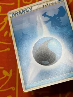 POKEMON TCG HGSS BASE SET WATER ENERGY LUGIA ART NEAR MINT JAPANESE - Image 4