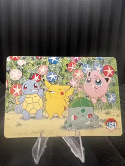Pokemon Vintage Pocket Monsters Vending HOLO Prism Sticker Bandai 1999 Nintendo - Image 2