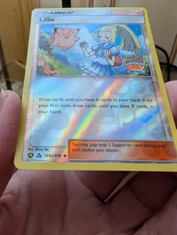 Pokemon Regional Championships Promo Holo Lillie 125a/156 - Image 2