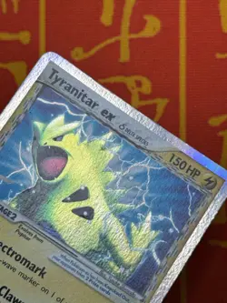 POKEMON TCG TYRANITAR EX 99/101 HOLO MODERATE PLAY DRAGON FRONTIERS - Image 3