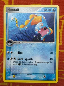 POKEMON TCG HUNTAIL 19/101 NON HOLO RARE LIGHT PLAY HIDDEN LEGENDS - Image 1
