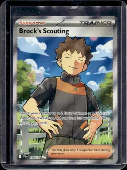 2025 Pokemon Journey Together Brock's Scouting #179/159 - Image 1