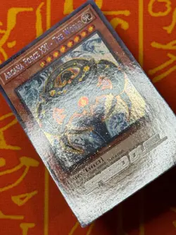 YUGIOH ARCANA FORCE XXI - THE WORLD SECRET RARE LIGHT PLAY SGX4-ENB01 - Image 5