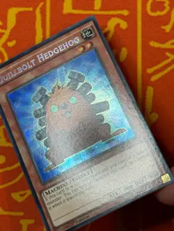 YUGIOH QUILLBOLT HEDGEHOG SECRET RARE 1ST EDITION NM LC5D-EN005 - Image 4