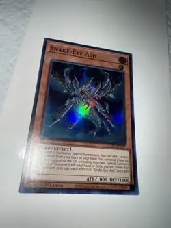 Snake-Eye Ash - AGOV-EN007 - Near Mint NM - Super Rare - 1st Edition - Image 1