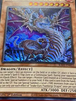 Snake-Eyes Diabellstar + Flamberge + Ash + Oak + Birch + Startling | YuGiOh! - Image 2