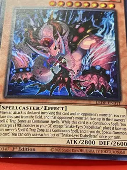 Snake-Eyes Diabellstar + Flamberge + Ash + Oak + Birch + Startling | YuGiOh! - Image 4