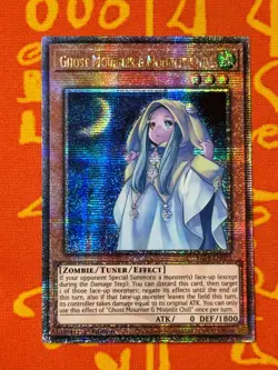 YUGIOH GHOST MOURNER & MOONLIT CHILL QUARTER CENTURY SECRET RARE NM RA04-EN033 - Image 1