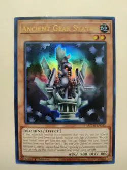 Ancient Gear Statue MZTM-EN045 Ultra Rare 1st Edition LP - Image 1