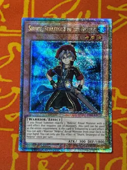 YUGIOH SHURIT, STRATEGIST OF THE NEKROZ QUARTER CENTURY SECRET RARE RA03-EN259 - Image 1