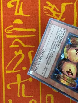 YUGIOH SLATE WARRIOR SECRET RARE HEAVY PLAY WC4-003 - Image 5