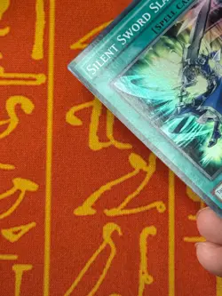YUGIOH SILENT SWORD SLASH SUPER RARE 1ST EDITION EXC DPRP-EN004 - Image 3
