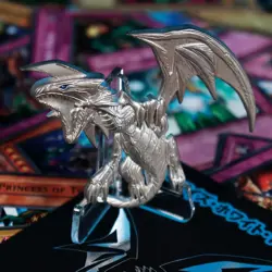 Yu-Gi-Oh! Limited Edition .999 Silver Plated Pin Badge | Blue Eyes White Dragon - Image 2