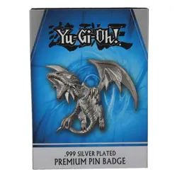 Yu-Gi-Oh! Limited Edition .999 Silver Plated Pin Badge | Blue Eyes White Dragon - Image 5