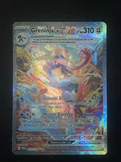 Pokemon Greninja ex Twilight Masquerade Special Illustration Rare SIR 214/167 - Image 1