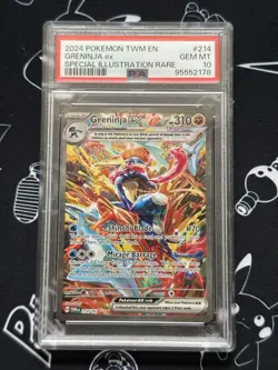 Greninja ex Special Illustration Rare 214/167 Pokemon Twilight Masquerade PSA 10 - Image 1